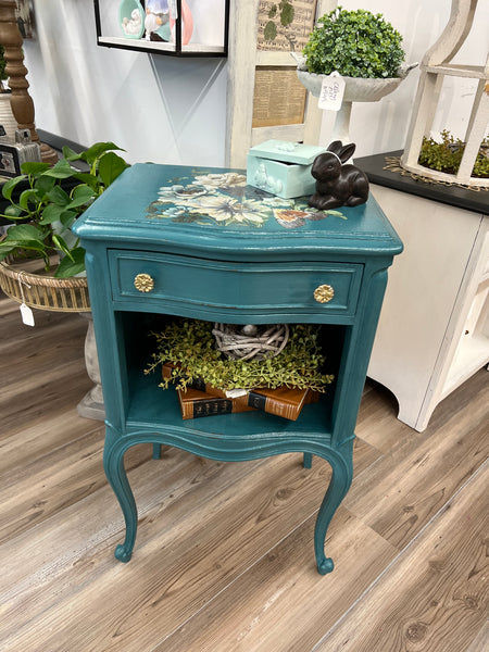 Simone the floral French side table