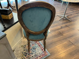 Blue dining occasional chair