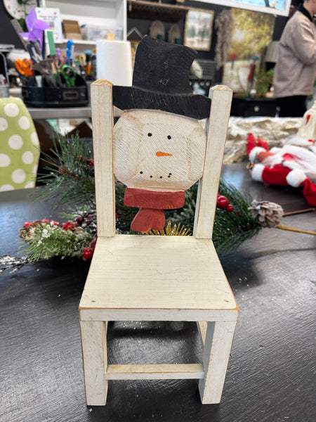 Snowman Elf Chair
