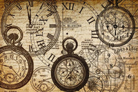 Roycycled Decoupage Paper Tick Tock