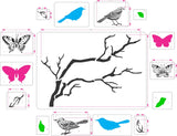 Flutter & Feather | JRV Stencil Designed by Debi's Design Diary
