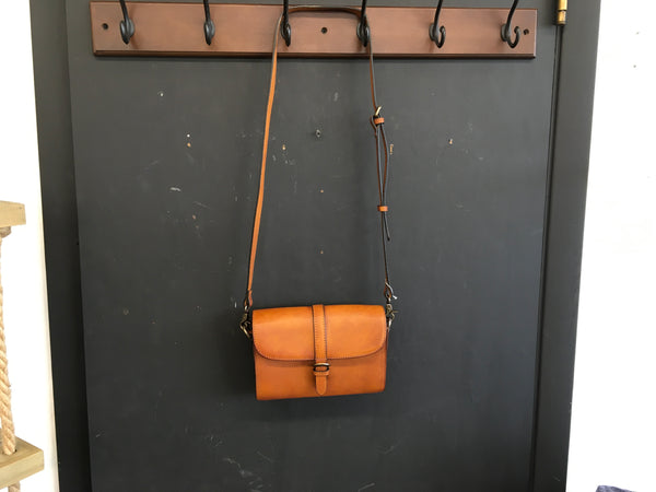 Brown Faux Leather Purse