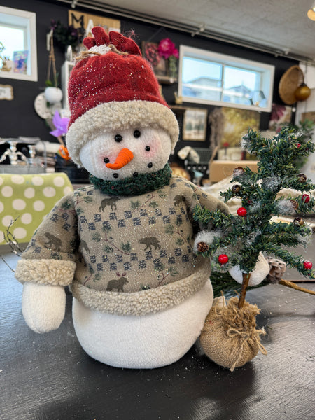 Snowman w/ Sweater and Tree