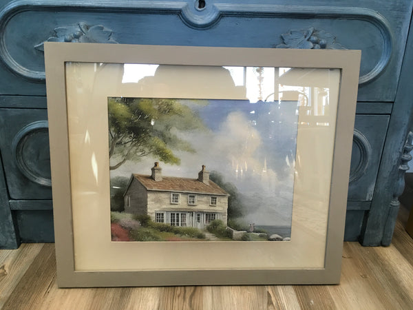 Farmhouse Glass Picture