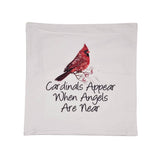 Cardinals Appear When Angels Throw Pillow - Home Decor