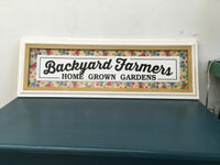 Backyard Farmers Sign