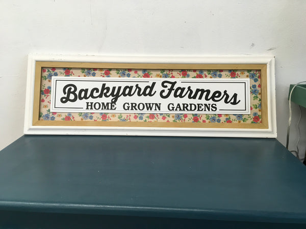 Backyard Farmers Sign