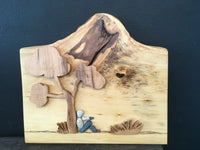 Live Edge Recaimed Wood - “Resting Under a Tree”