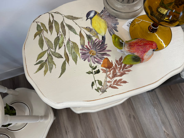 Shirley the bird end table