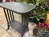 Edith the Anvil Black vintage accent table