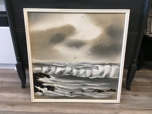 Moody Seaside Canvas