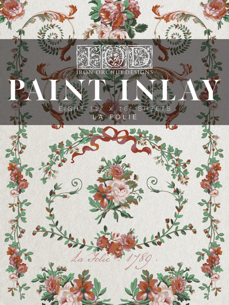 La Folie IOD PAINT INLAY 12X16 PAD