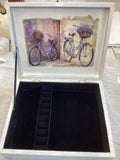 Lady in Lavender Jewelry Box