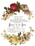 FLOWERS BY THE POETS IOD TRANSFER 12X16