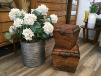 Galvanized Hydrangea Pot