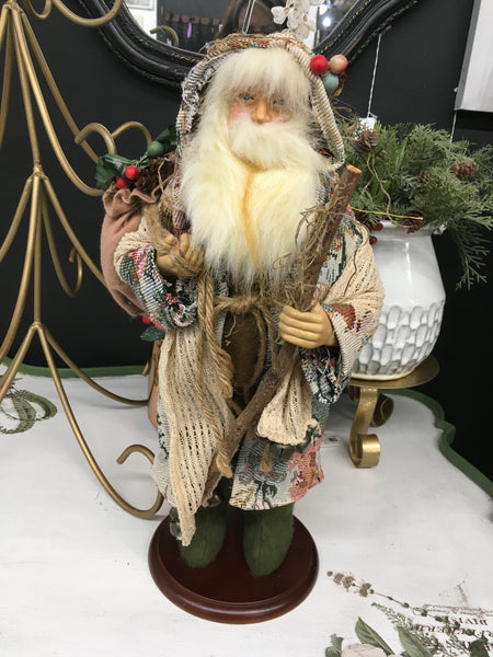Santa with walking stick