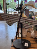 Metal dragonflies