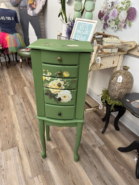 Rosie the small jewelry armoire