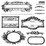 Apothecary labels 6x6 IOD STAMP