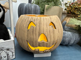 Soft Terracotta jack o’lantern pumpkin