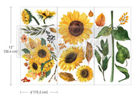 ReDesign Prima Sunflower Afternoon Mini Decor Transfer