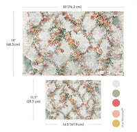 DOUBLE DELIGHT DECOUPAGE FIBER PAPER SET – JARDIN FLEURI