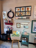 Sunflower mirror black heavy