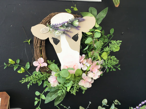 Cow Wreath