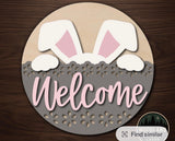 Round door hanger sign kits