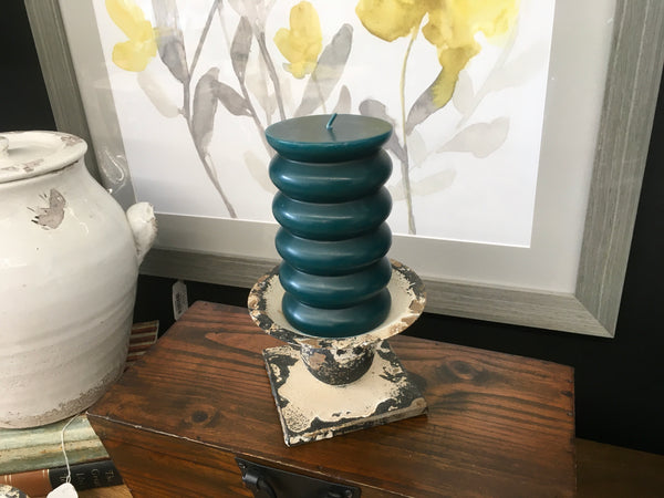 Rustic Metal Candle Holder