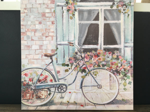 Bike w/Flowers Picture