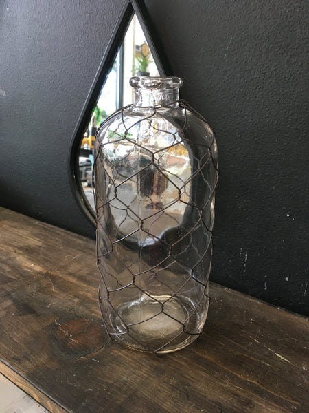 Wire wrapped bottle