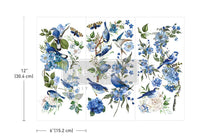 Garden Whispers Redesign with Prima Small Mini Transfer