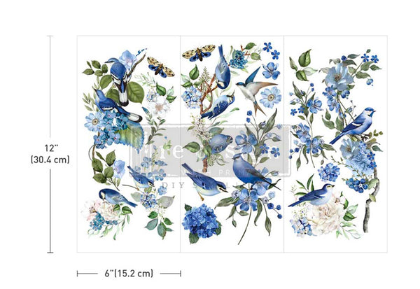 Garden Whispers Redesign with Prima Small Mini Transfer