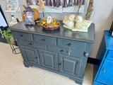 Timothy the buff black buffet tv stand cabinet