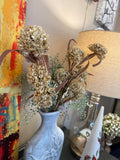 24” cream allium spray