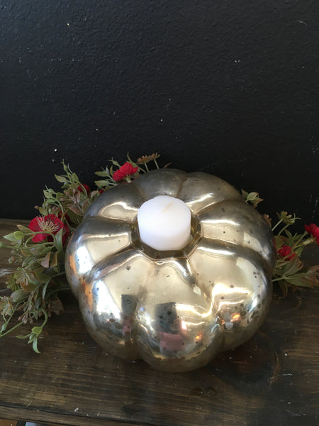 Metallic Glass Pumpkin