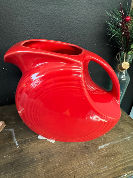 Fiestaware Red Pitcher