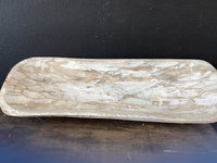 White dough bowl