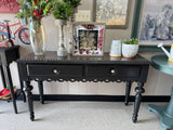 Gwen the scalloped sofa table