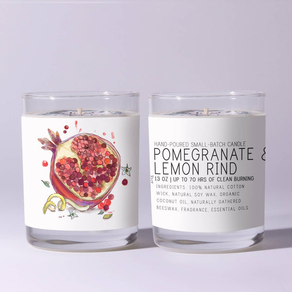 Pomegranate & Lemon Rind - Just Bee Candles