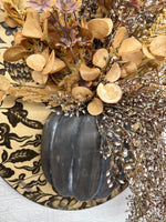 Half Pumpkin floral oval Roycycled paper
