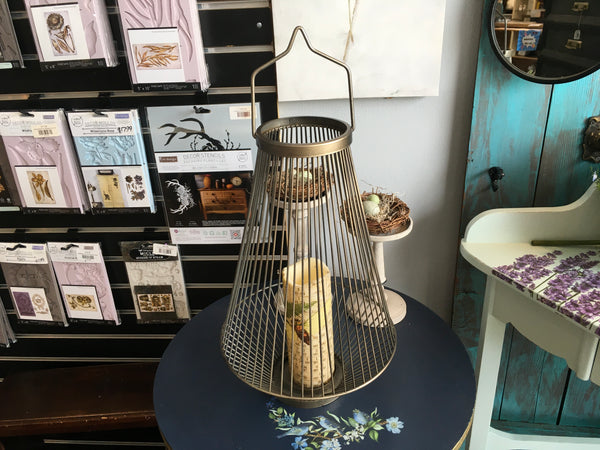 Lantern with Custom LED Candle