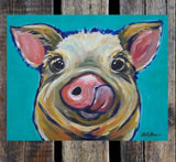 Metal farm animal signs