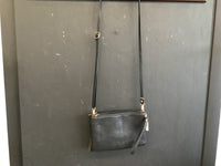 Black Faux Leather Purse