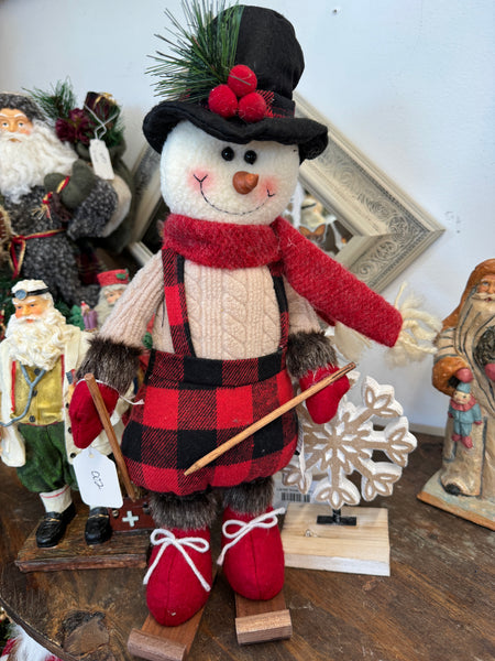 Ski snowman