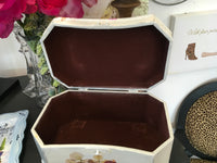 Flower Embellished Jewelry Box