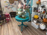 Andie the Azure drum table