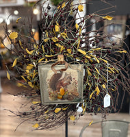 Squirrel fall wreath