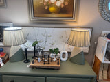 Green & Crockery Lamp